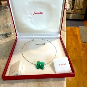 Authentic Baccarat Les Bijoux Hortensia Iris choker
